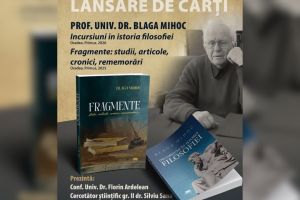 Profesorul Blaga Mihoc, personalitate marcantă a scrisului istoric, lansează la Oradea două cărţi