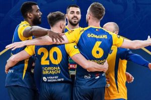Volei masculin. Corona Braşov, eliminată de Dinamo