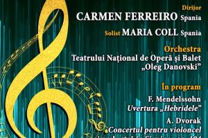 Concert simfonic pe scena Teatrului National de Opera si Balet Oleg Danovski