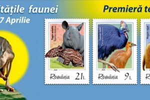 Romfilatelia si Compania Nationala Posta Romana introduc emisiunea de marci postale Curiozitatile Faunei