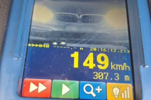 Șofer prins de radar, în Gorj, cu o viteză de trei ori mai mare decât cea permisă