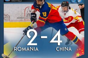 Hochei: România, învinsă de China cu 4-2, la Mondialul Under-18