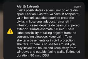 Mesaj RO-ALERT transmis noaptea trecuta locuitorilor din judetul Tulcea! Anuntul ISU Delta 