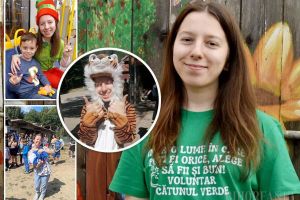 Bine primeşti, bine faci! Din copil ajutat de o fundaţie, Alexandra Munteanu a devenit o voluntară devotată (FOTO)