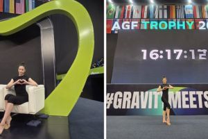 CSS1 Constanta: Gimnasta Cristina Halep, nepoata a Simonei Halep, participa la Cupa Mondiala de la Baku (GALERIE FOTO)