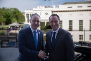 FOTO. Ministerul Finantelor in dialog cu Directorul Consiliului pentru Dominanta Energetica de la Casa Alba: Romania este foarte bine pozitionata