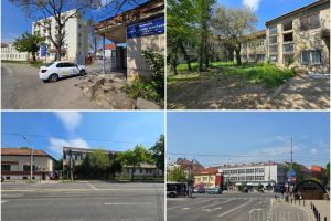 Ocolire de şantier! Primăria Oradea va amenaja un drum prin curtea spitalului din faţa complexului comercial Crişul (FOTO)