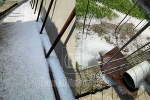 A bătut grindina în mai multe localităţi din Dâmboviţa