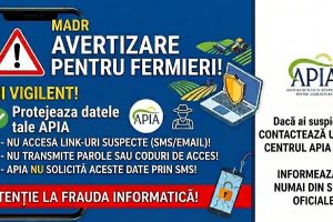 Fermierii, vizaţi de o tentativă periculoasă de fraudă online prin clonarea site-ului APIA