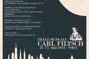 În 25-27 mai 2018: ”Zilele Muzicale Carl Filtsch” – Gabriel Croitoru şi vioara lui Enescu, în concert, la Sebeş. PROGRAMUL evenimentului