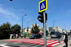 FOTO. Un nou sistem de semaforizare modern, amplasat in zona Dorally Mall, Constanta