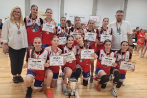 Argint naţional pentru baschetbalistele U15 de la Crişul Oradea