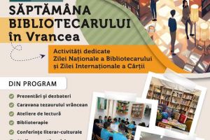 Ziua Naţională a Bibliotecarului marcată printr-o serie de activităţi organizate de Biblioteca Judeţeană Vrancea