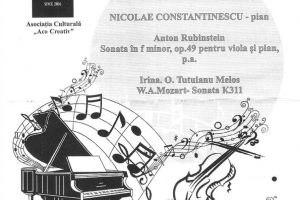 Recital extraordinar de violă şi pian, la Biserica ''Sf. Înviere