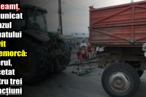 IPJ Neamţ, comunicat în cazul bărbatului strivit de remorcă: Șoferul este cercetat pentru trei infracţiuni rutiere
