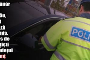 Un tânăr din Bacău, beat şi fără permis, prins de poliţişti în judeţul Neamţ