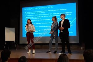 Elevi ai Colegiului Economic “Ion Ghica” – Târgovişte, la Colegiul Asunción Cuestablanca – Spania