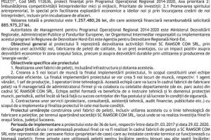 “CONSTRUIRE FABRICA PELETI