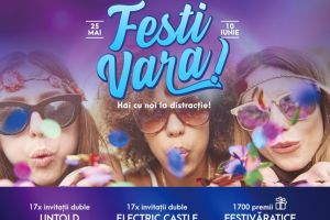 Iulius Mall te trimite la festival! Invitatii la Electric Castle si Untold, dar si alte 1.700 de premii 