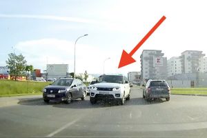 VIDEO – Inconştient la volan la Sibiu. Cu tupeu pe contrasens