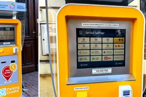Oradea testează primul parcometru inteligent, la care se pot achita inclusiv impozite, taxe şi facturi