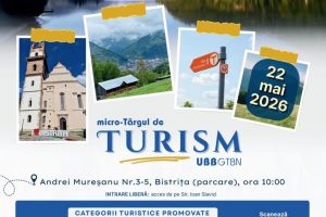 Micro-Târgul de Turism, vineri în parcarea UBB Extensia Bistriţa