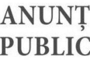 Anunt public de mediu