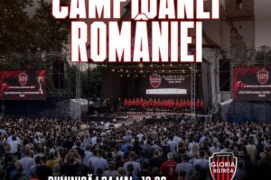 Gloria Bistriţa va sărbători pe Pietonal, alături de fani, un sezon istoric