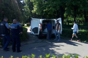 Actiune de amploare a politistilor la Sala Sporturilor