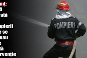 Neamţ: Casă salvată de pompierii care se duceau spre o altă intervenţie