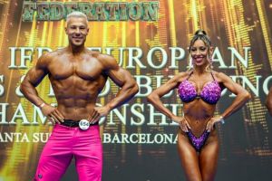 Portret de campioni: Andra şi Ionuţ, 2  braşoveni campioni la culturism şi fitness în familie