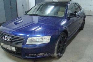 Audi căutat de autorităţile din Marea Britanie, descoperit în PTF Siret