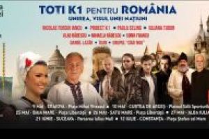 Spectacolul ”Toti K1 pentru Romania – Unirea, Visul unei Natiuni” ajunge astazi in Baia Mare