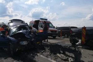 Doi răniţi accidentaţi foarte grav la Sânpaul