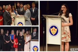 FOTO, VIDEO: Festivitate de absolvire şi premiere, la Colegiul ”HCC” Alba Iulia. Raluca Trancău, şefă de promoţie: Dacă ştim să învăţăm şi să ne facem vocea auzită, ne atingem idealurile