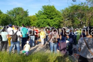 LIVE Imagini de la eveniment: Constantenii s-au adunat in Parcul Tabacariei - Fagadau, nu e parcul tau! (video) 