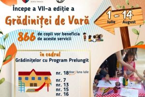 Sute de locuri vacante la „Grădiniţa de vară” din Focşani