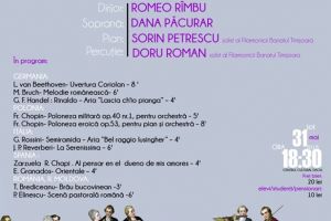 Concert extraordinar ”România şi marea muzică a lumii” la Centrul Cultural Dacia