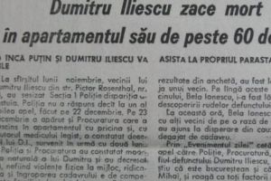 Deşi autorităţile au luat cunoştinţă, Dumitru Iliescu zace mort în locuinţa sa de peste 60 de zile. Memoria EvZ