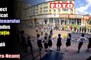 Un proiect dedicat Centenarului a produs senzaţie pe o stradă din Piatra-Neamţ