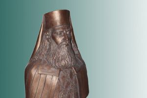 Aşezarea bustului Sfântului Ierarh Martir Antim Ivireanul în „capitala tiparului”