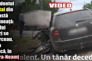 Accidentul mortal din această dimineaţă: Cei doi tineri se întorceau, de la muncă, în Piatra-Neamţ