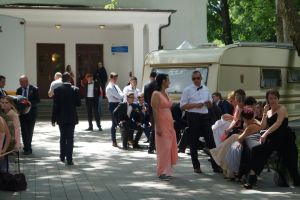 FOTOGALERIE. Castelul Karolyi din Carei, platou de filmare pentru o producţie americană