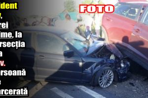 Accident grav, cu trei victime, la intersecţia de la Girov. O persoană este încarcerată