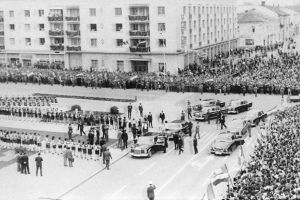 Vizita istorică a şahului Iranului la Suceava