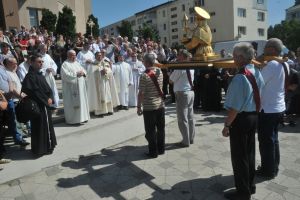 Vizita sfântului Anton de Padova, bucuria creştinilor romano-catolici băcăuani