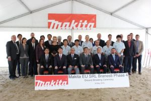 Japonezii au pus piatra de temelie pentru o nouă unitate de producţie Makita, la Brăneşti