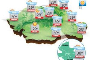 Vremea se va menţine caldă şi va fi predominant frumoasă, cu ploi slabe la munte
