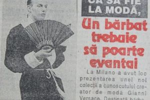 Ca să fie la modă, un bărbat TREBUIE SĂ POARTE EVANTAI. Memoria EvZ