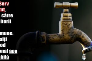 ApaServ Neamţ, apel către locuitorii din 4 comune: Folosiţi în mod raţional apa potabilă, în această perioadă